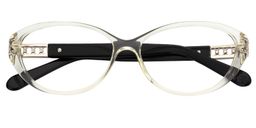 Evelyn Oval Glasses 1