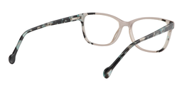 Carmen Rectangle Beige Glasses5
