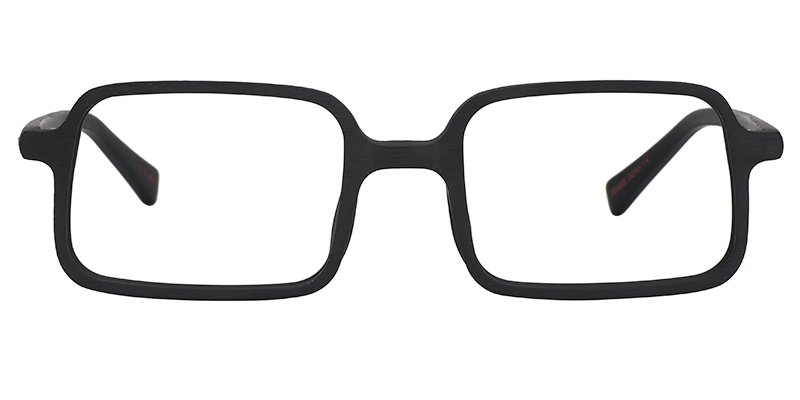 Rectangle Black Glasses0