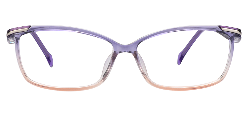 Rectangle Purple Glasses0