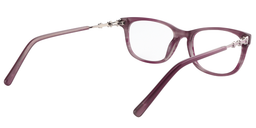Fiona Rectangle Light Purple Glasses4