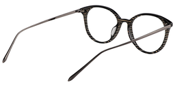 Jocelyn Round Black Glasses5