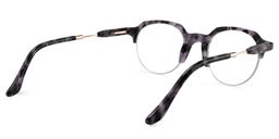 Carleton Round Purple Tortoise Glasses5