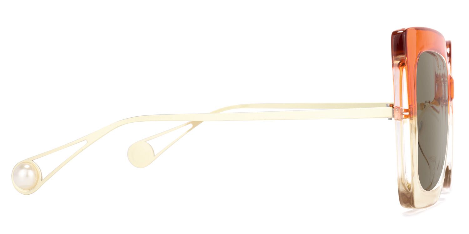 Qatar Orange Square Sunglasses to Frame Your Face | ZEELOOL2