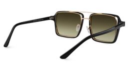 Davenport Square Black Sunglasses5