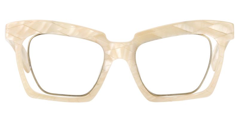 Square Creamy Glasses | Zeelool Glasses0
