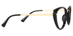 Gunter Cateye Black Glasses3