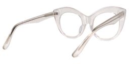 Rosemary Cateye Clear Glasses4
