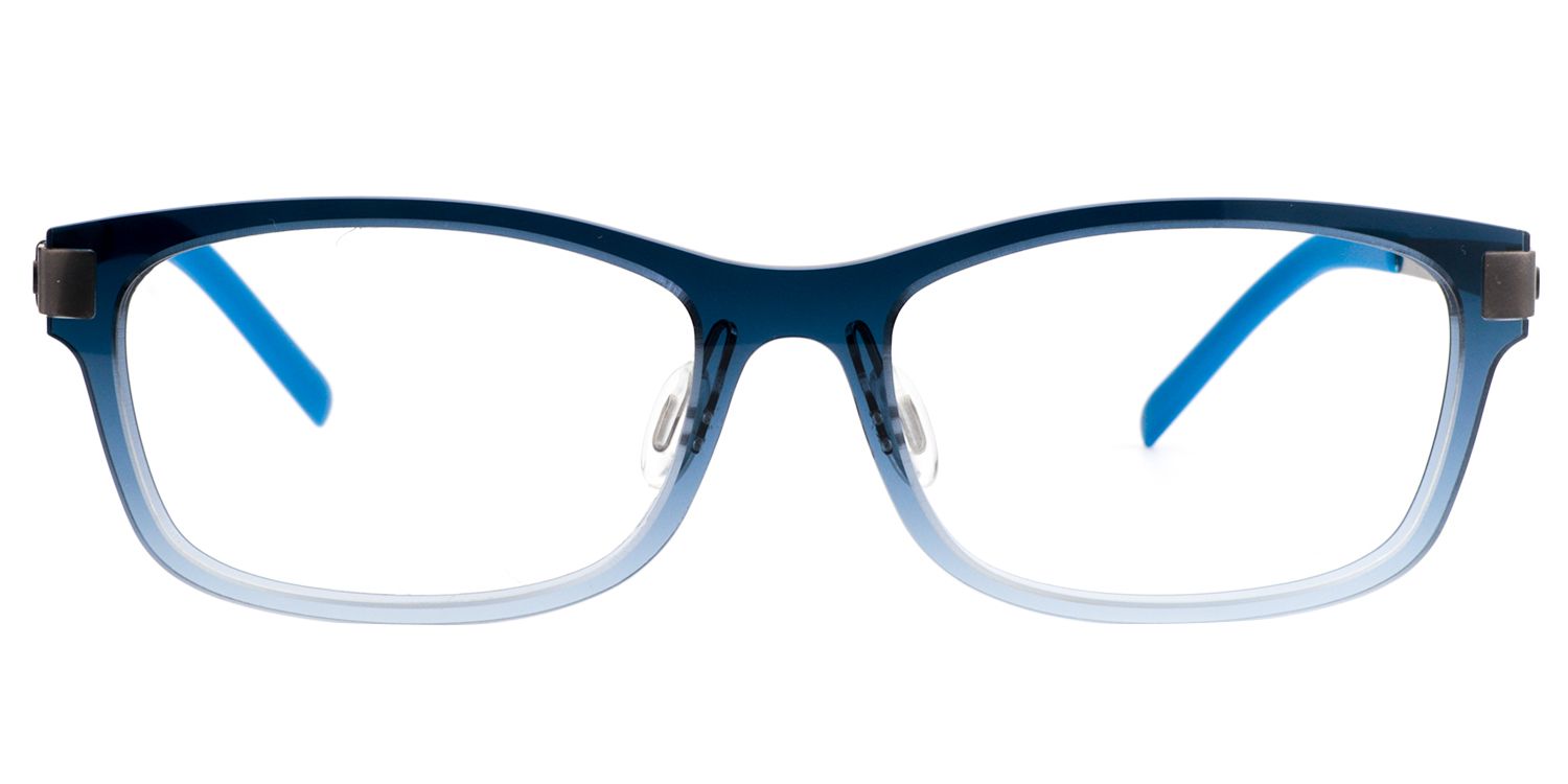Rectangle Blue Glasses | Zeelool Glasses0