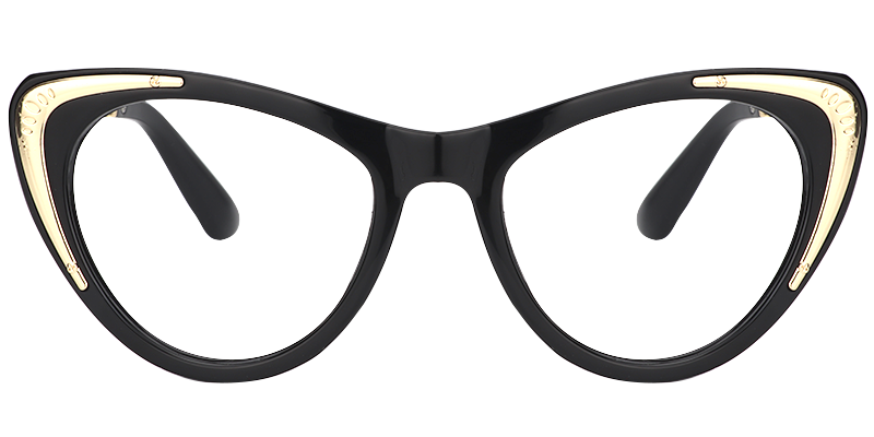 Cateye Black Glasses | Zeelool Eyeglasses Online0