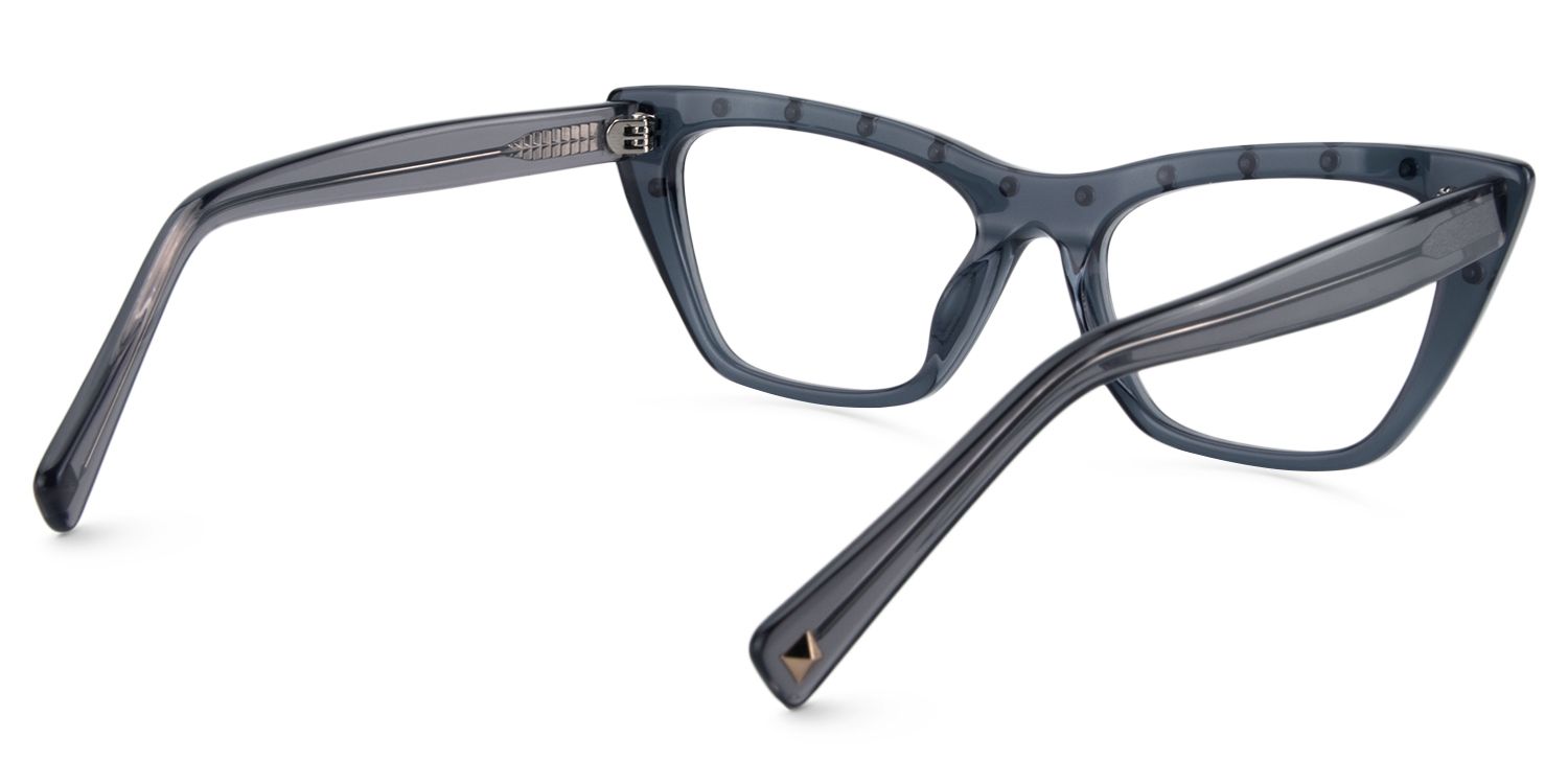 Cat Eye Gray Glasses | Zeelool Glasses5