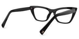 Casey Cat Eye Black Glasses5