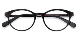 Casper Oval Black Glasses1