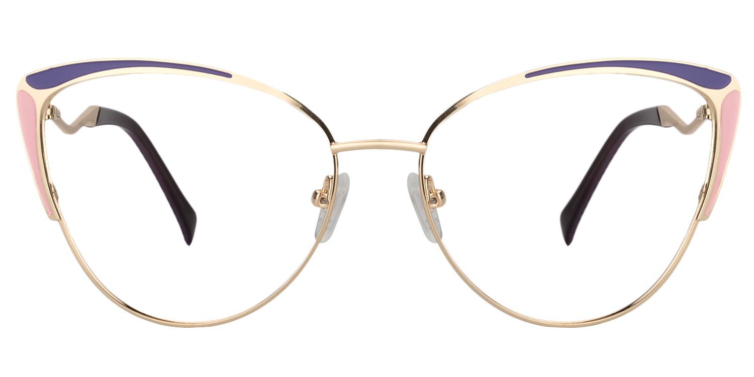 Cat Eye Purple Glasses | Zeelool Glasses0