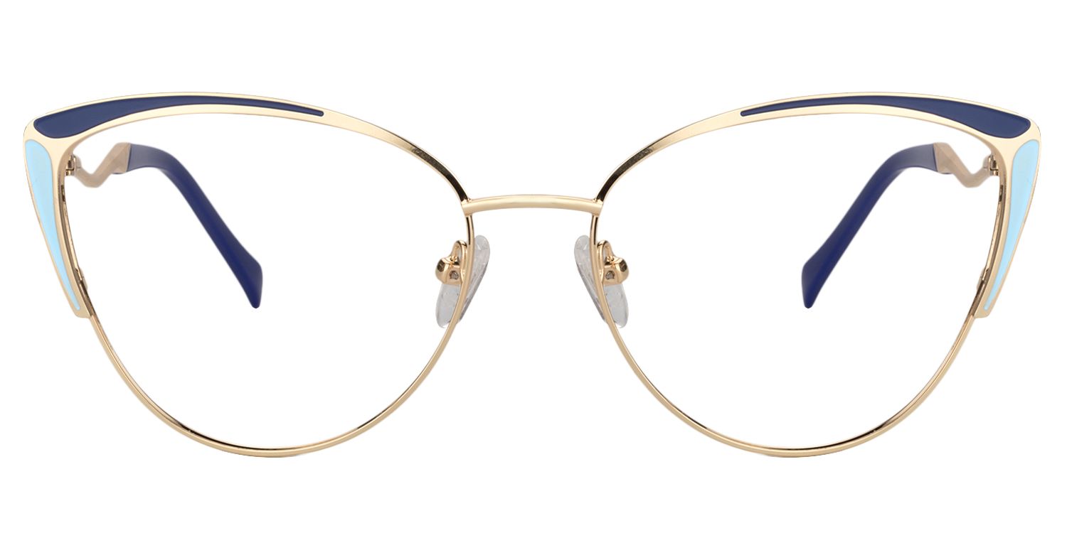 Cat Eye Blue Glasses | Zeelool Glasses0