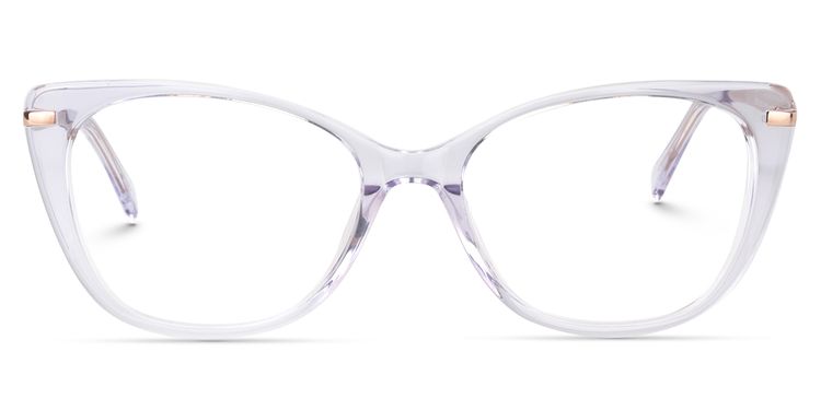 Chanda Cat Eye Clear Glasses