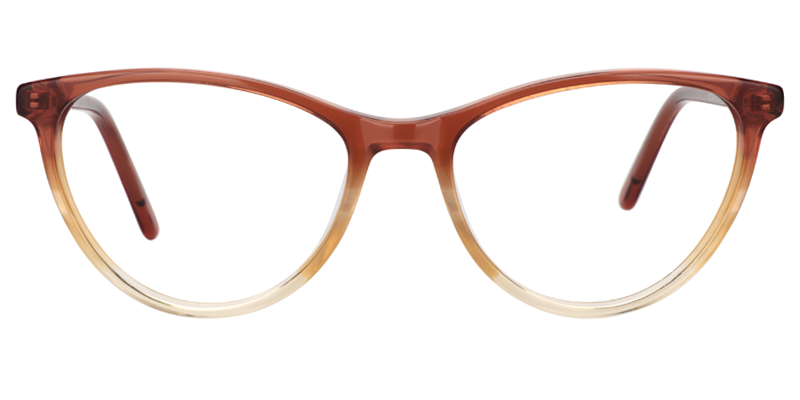 Cateye Orange Glasses0