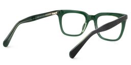 Charity Square Dark-Green Glasses5