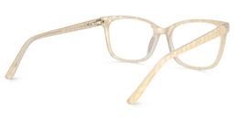 Chauncey Rectangle Beige Glasses5