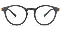 Charley Round Black Glasses0