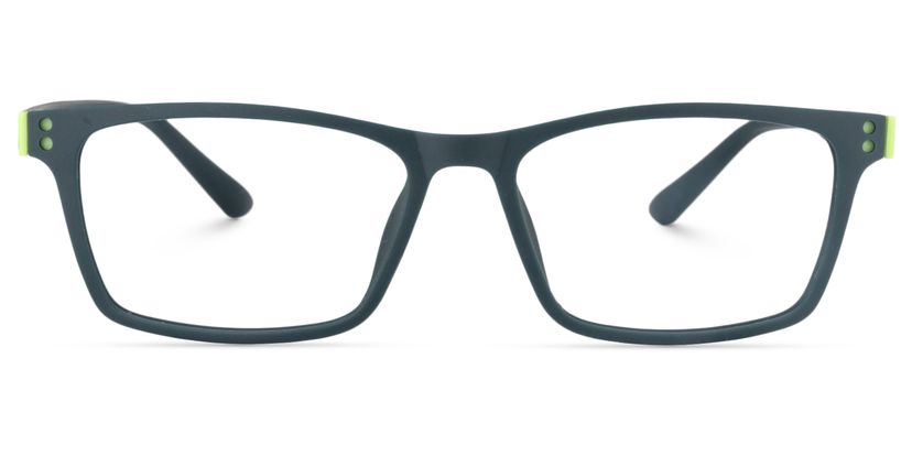 Cheche Dark-Green Rectangle Glasses
