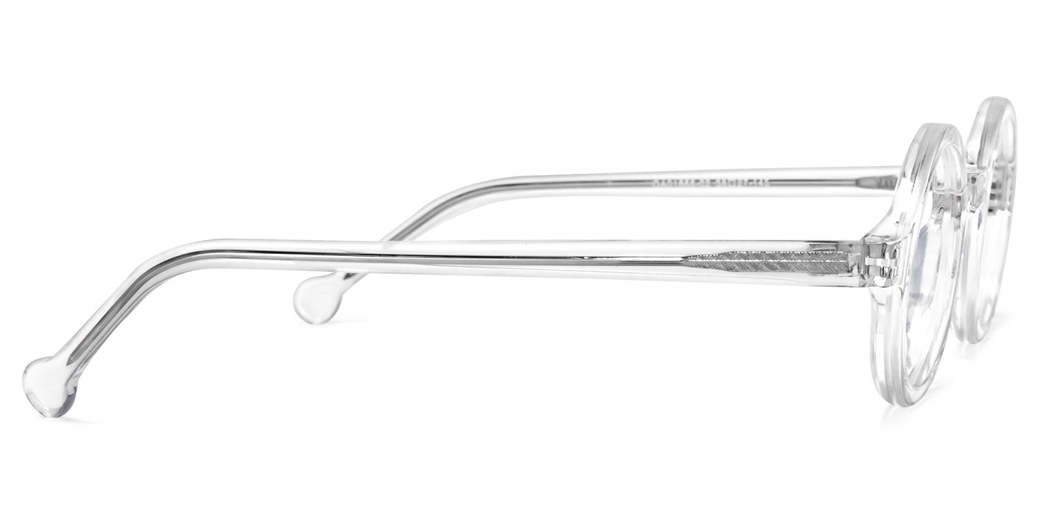Round Clear Glasses | Zeelool Glasses3