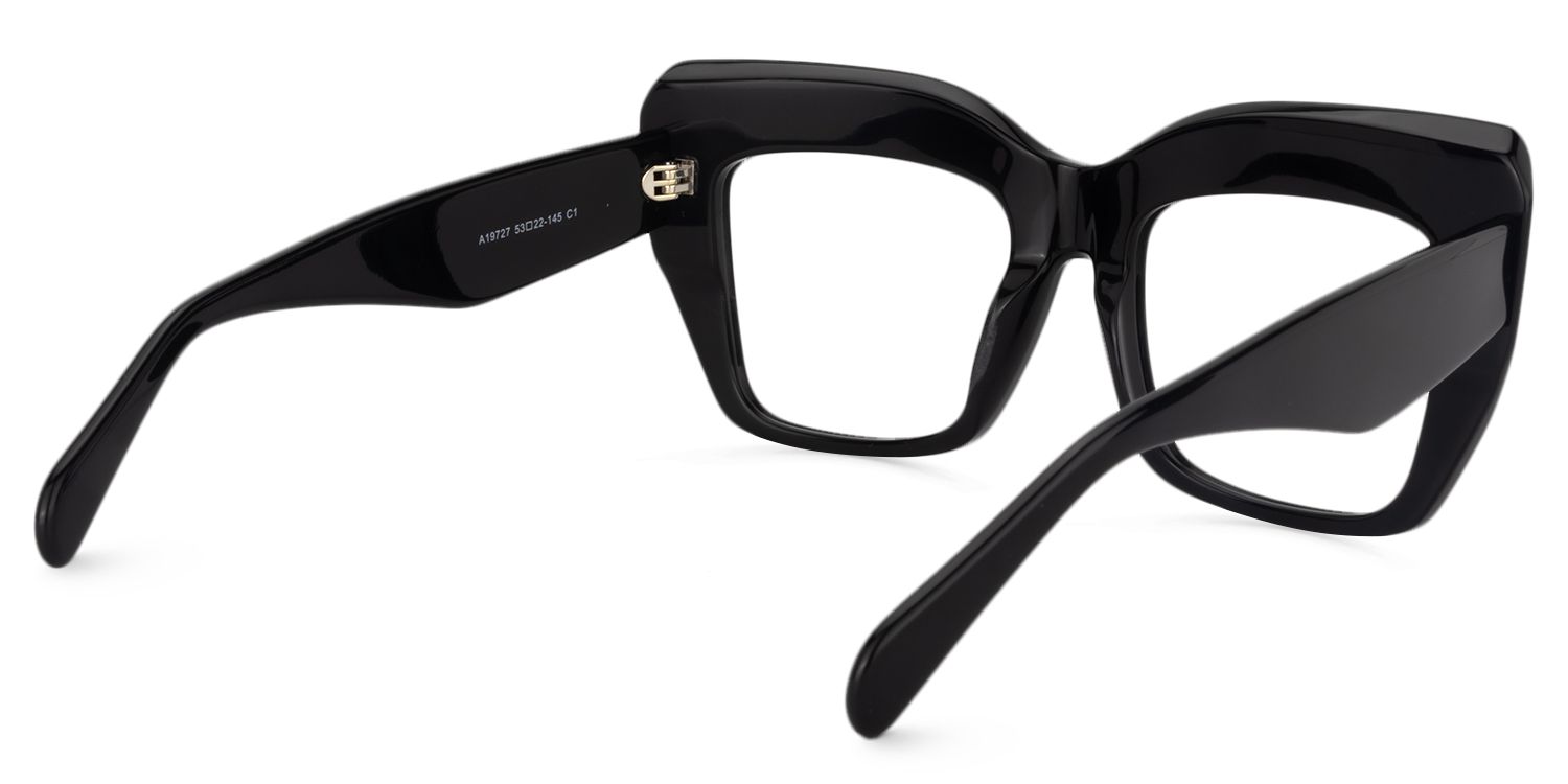Cat Eye Black Glasses | Zeelool Glasses5