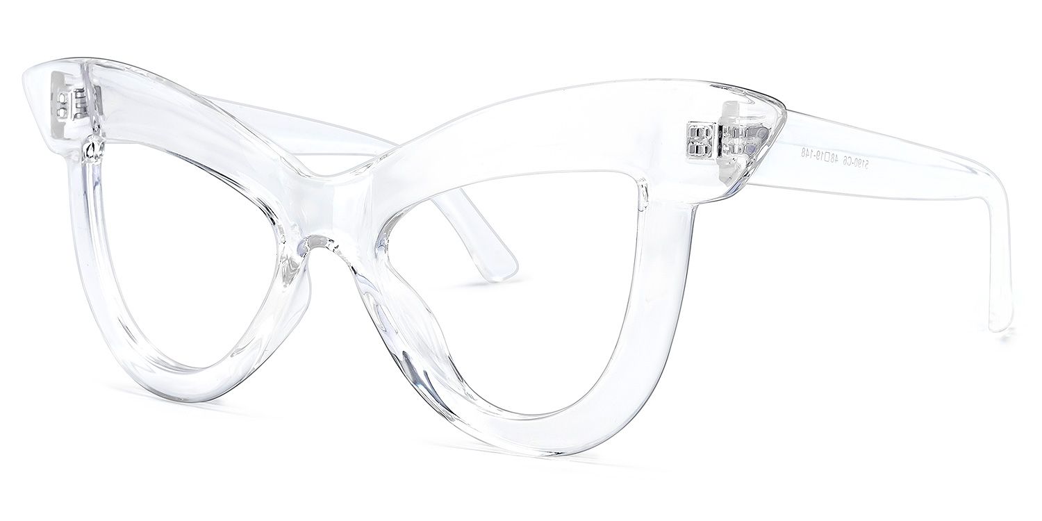 Cat Eye Clear Glasses | Zeelool Glasses1