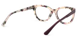 Cherie Cat Eye Dark Red Glasses5
