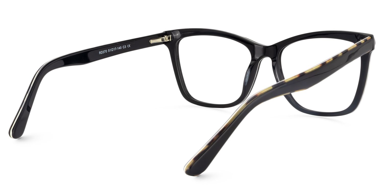 Square Black Glasses | Zeelool Glasses5