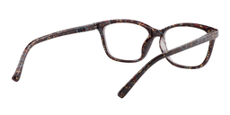 Deidre Rectangle Brown Reading Glasses5