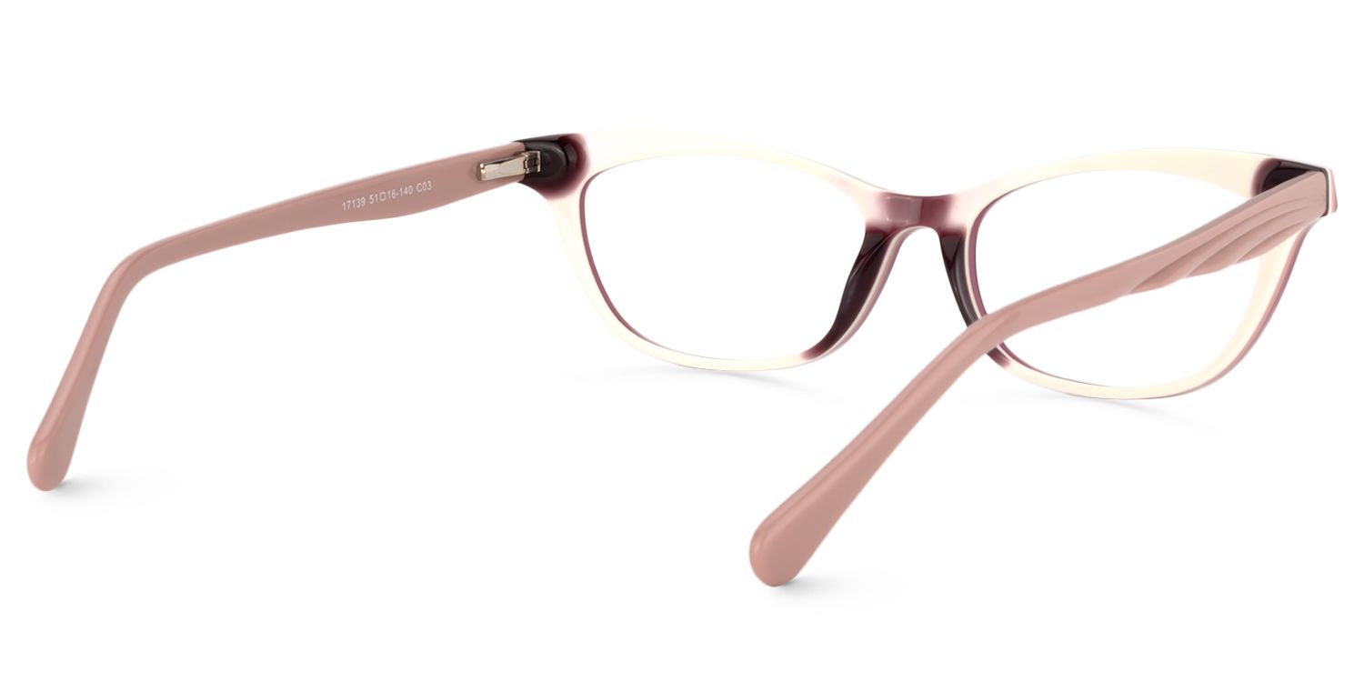 Cat Eye Amaranth Glasses | Zeelool Glasses5