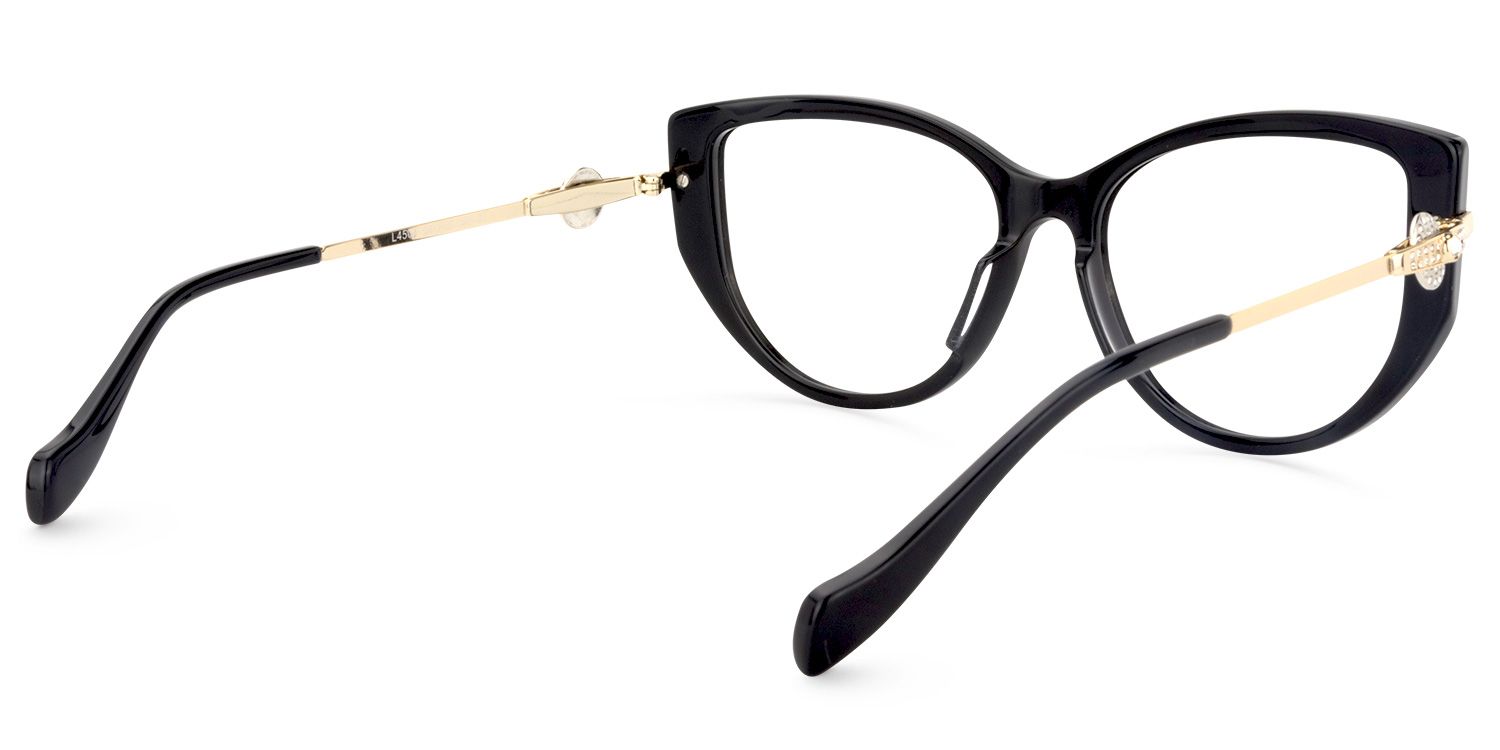 Cat Eye Black Glasses | Zeelool Glasses5
