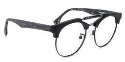 Claudio Aviator Black Glasses2