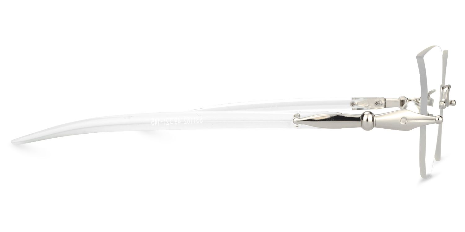 Cat Eye Silver Glasses | Zeelool Glasses3