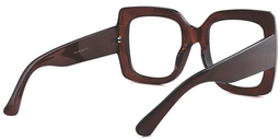 Addison Rectangle Brown Glasses5