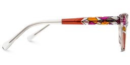 Dagmar Cat Eye Clear Glasses3