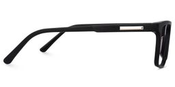 Daniel Black Rectangle Glasses4