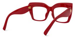Alberta Cat Eye Red Glasses4