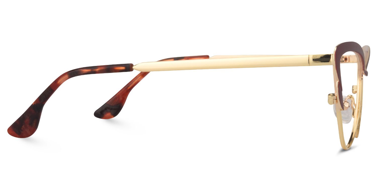 Cat Eye Red Glasses | Zeelool Glasses3