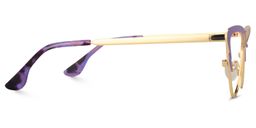 Darleen Cat Eye Purple Glasses3