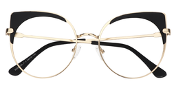 Dominic Round Browline Eyeglasses1