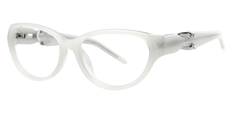 Cat Eye White Glasses2