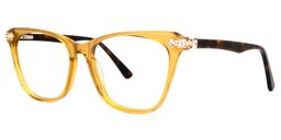 Necole Cateye Yellow Glasses1