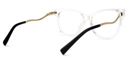 Stevens Cateye Clear Glasses3