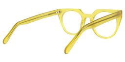 Lucie Cateye Yellow Glasses3