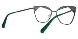Chaparro Cateye Green Glasses3