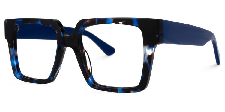 Wilmarie Square Blue-Tortoise Glasses