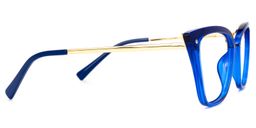 Dionne Cateye Blue Glasses2
