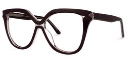 Sahara Geometric Dark-Red Glasses1